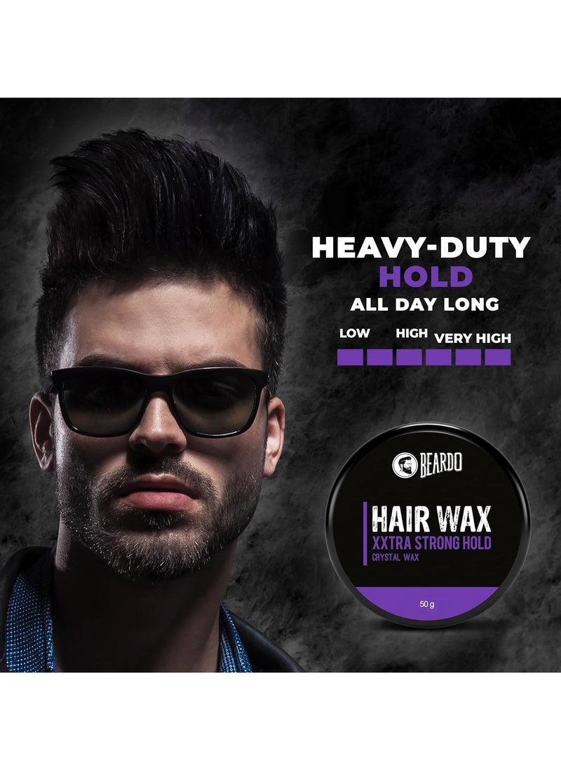 بيردو شمع الشعر بيردو اكسترا سترونج هولد، 50 جم | شمع كريستال للشعر للرجال | شمع الشعر للرجال | شمع تصفيف الشعر للحصول على لمسة نهائية لامعة ولامعة | شمع تثبيت قوي جدًا - Image 5