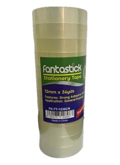 Fantastic Fantastick Clear Tape 1/2" x 36yards, 40mic - 12 Pieces  - Image 1