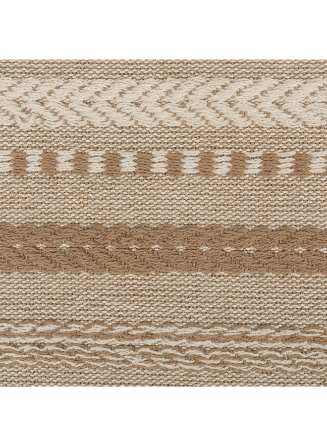 DII CAMZ38883 Stone Braided Stripe Table Runner 15 x 72 - Image 4