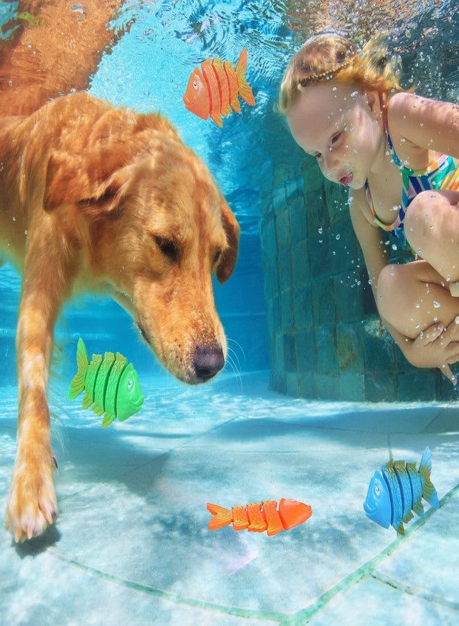 Tarpop 30 Pcs Pool Toys Fish Toy Pool Diving Toys Underwater Fish Sinking Toys Swimming Pool Toys Bath Toys for Girls Boys Pool Party Favors Summer Swimming Games Supplies Training Gift - Image 4