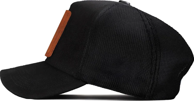 Black Börk V2 Trucker Limited Edition - Unisex Black Hat (Cap) with 5 Code Logo