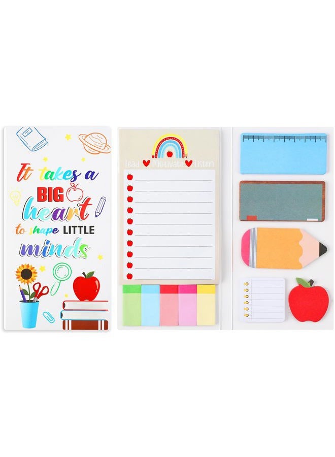 QPIXVB Teacher Sticky Notes,Teacher Gifts,Teachers Appreciation Gifts,Blackboard Self-Sticky Notes Set Cute,School Office Supplies,Halloween Thanksgiving Teachers Gift - Image 1