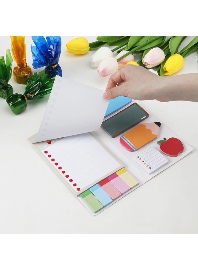 QPIXVB Teacher Sticky Notes,Teacher Gifts,Teachers Appreciation Gifts,Blackboard Self-Sticky Notes Set Cute,School Office Supplies,Halloween Thanksgiving Teachers Gift - Image 3