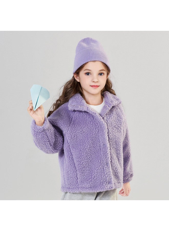 DEESHA 【basic Raglan Fleece Jacket】 بناتي خريف وشتاء مقاس متوسط-كبير أطفال قميص سميك علوي - Image 4