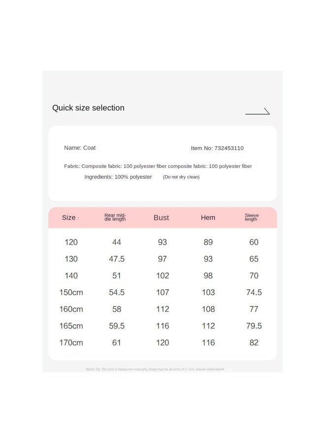 DEESHA 【basic Raglan Fleece Jacket】 بناتي خريف وشتاء مقاس متوسط-كبير أطفال قميص سميك علوي - Image 5