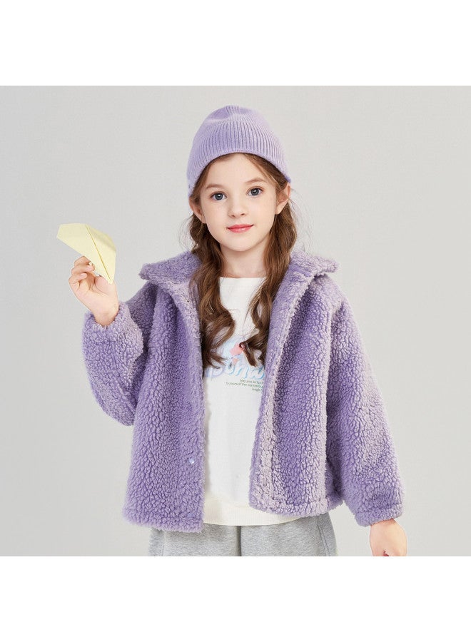 DEESHA 【basic Raglan Fleece Jacket】 بناتي خريف وشتاء مقاس متوسط-كبير أطفال قميص سميك علوي - Image 2