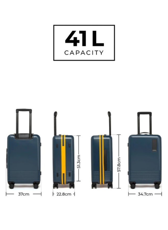 Mokobara MOKOBARA The Cabin Luggage Hardsided 8 Hinomoto Wheels Small Trolley (Blue)  - Image 3