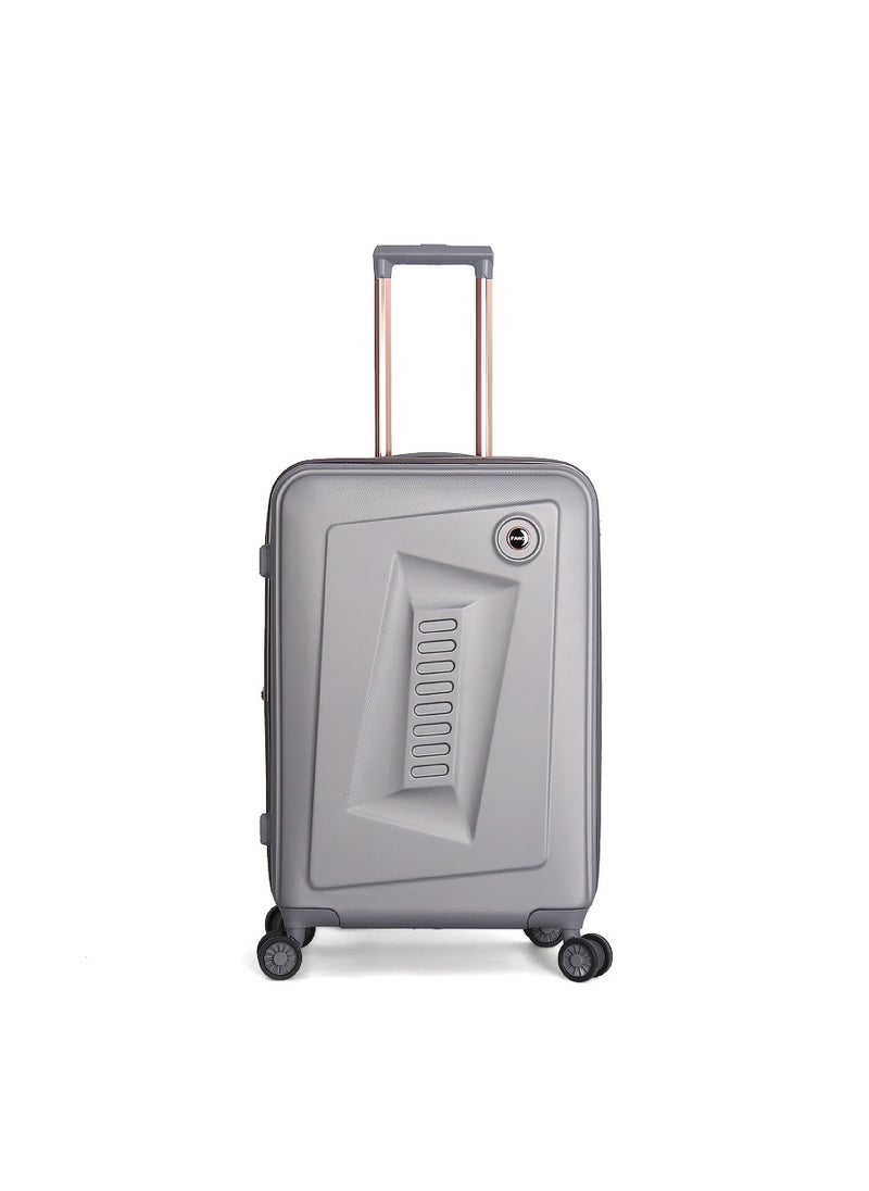 Fancl - Fancl Hardshell Luggage Trolley 4 pcs Set,Grey - Image 1