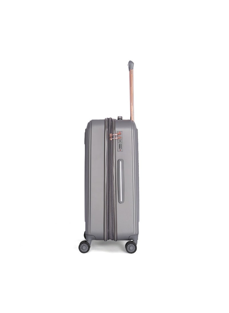 Fancl - Fancl Hardshell Luggage Trolley 4 pcs Set,Grey - Image 1