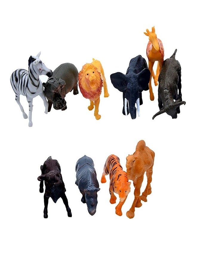 10 Pcs Animal World  - Where Your Child Learns to Distinguish Between Animals and Gains an Understanding of the Importance of Each Animal