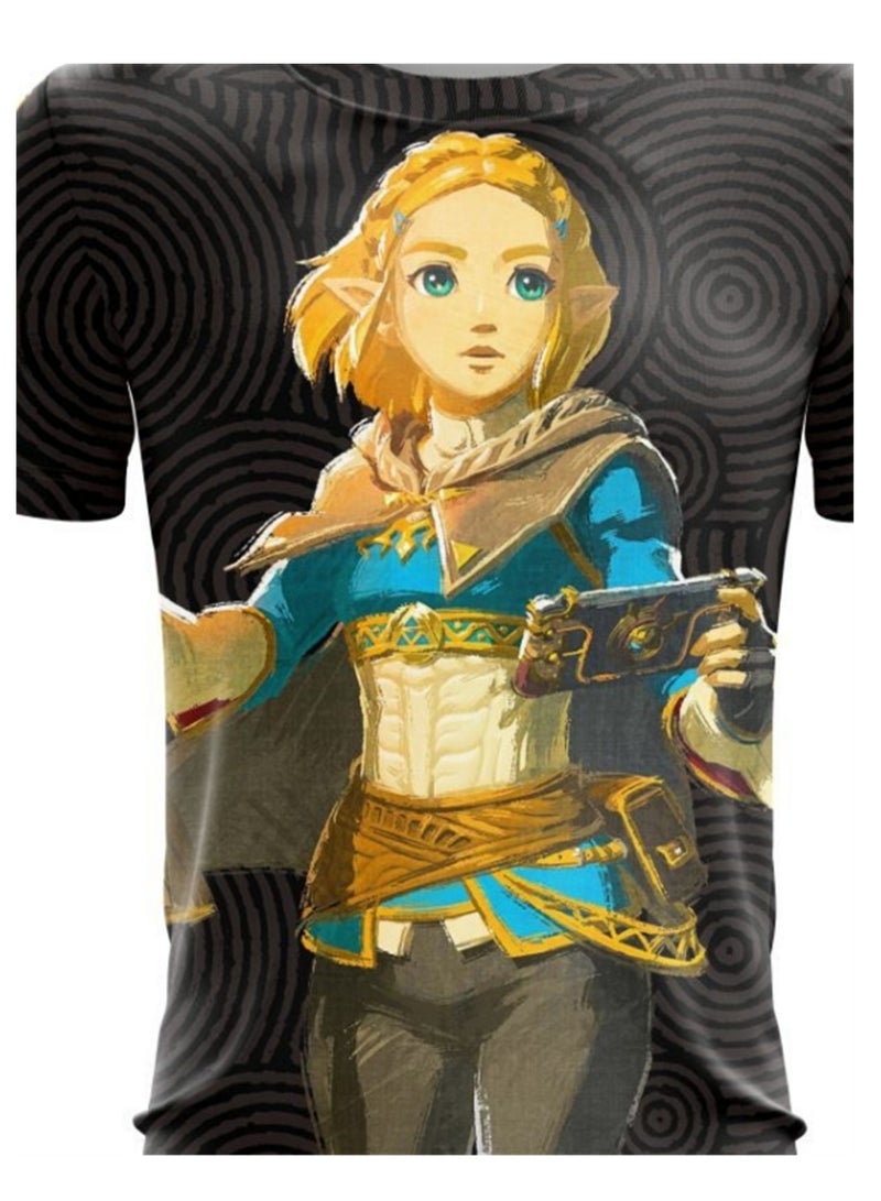 Game Zelda Breath of the Wild 3D digital printing personalized breathable children's T-shirt  - Image 2