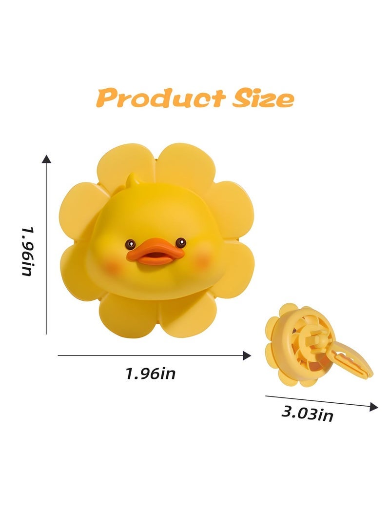 SYOSI SYOSI Car Air Vent Clip, Car Air Freshener Lovely Car Air Vent Air Freshener Clip Car Air Vent Decor Yellow Duck Automotive Interior Car Air Fresheners Vent Clip - Image 4