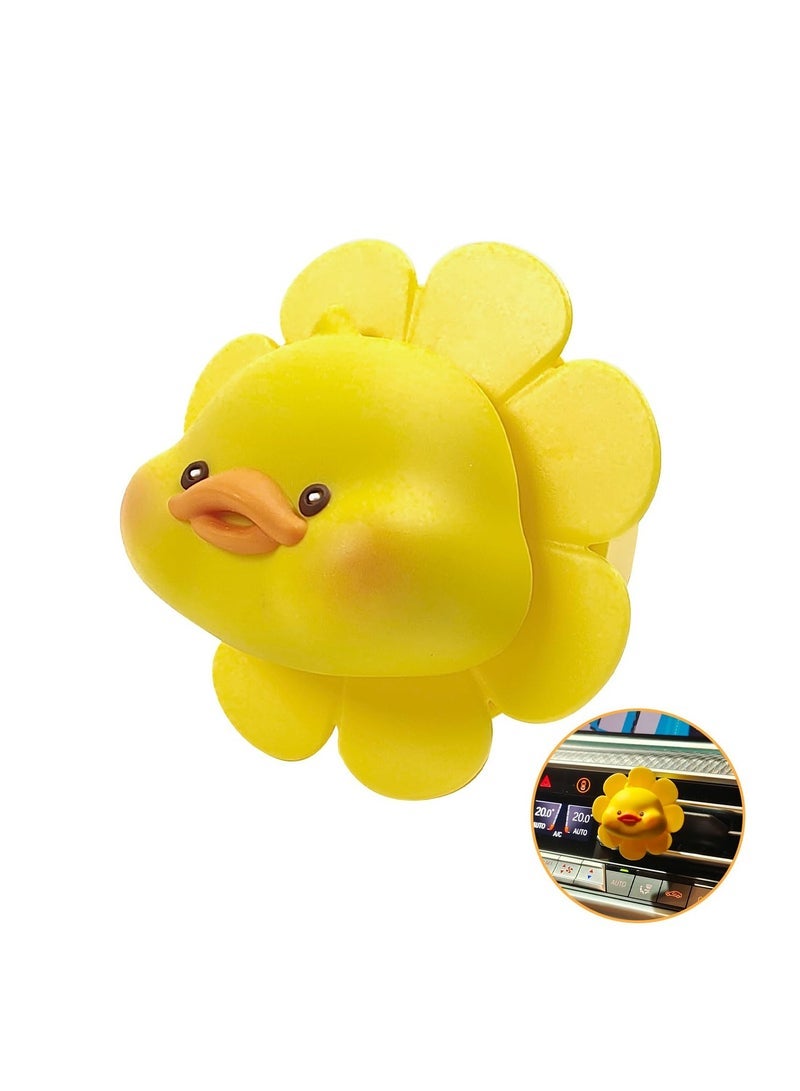 SYOSI SYOSI Car Air Vent Clip, Car Air Freshener Lovely Car Air Vent Air Freshener Clip Car Air Vent Decor Yellow Duck Automotive Interior Car Air Fresheners Vent Clip - Image 1