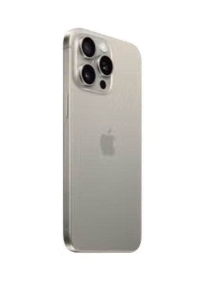 Undefined - iPhone 15 Pro Max Physical Dual Sim 256GB Natural Titanium 5G Without FaceTime - Image 1