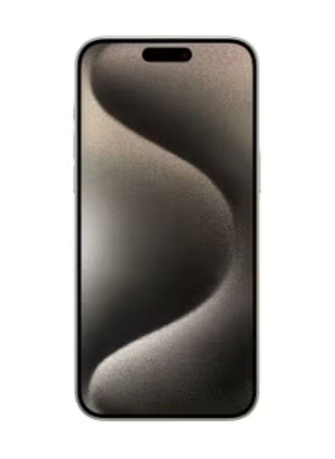Undefined - iPhone 15 Pro Max Physical Dual Sim 256GB Natural Titanium 5G Without FaceTime - Image 1