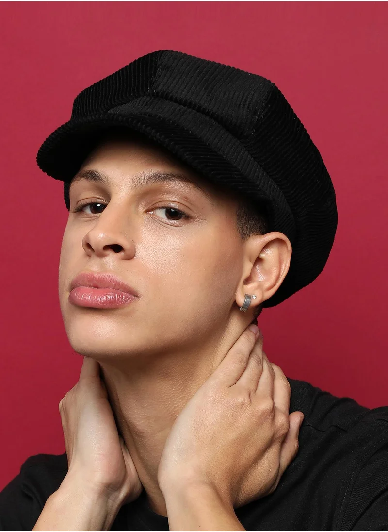 صوص هاوت Black Vintage Newsboy Cap
