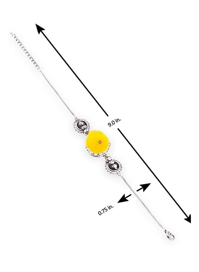 VOYLLA Kalbelia Pom Pom Bracelet - Image 4