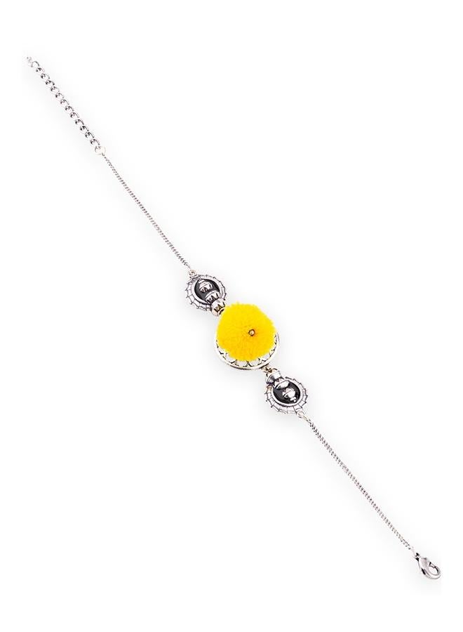 VOYLLA Kalbelia Pom Pom Bracelet - Image 3
