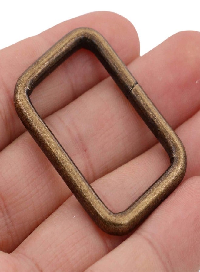 BIKICOCO Rectangle Buckle Ring Metal Non Welded 1.25x0.8 Inch Inside Dimensions Bronze Pack of 10 - Image 3