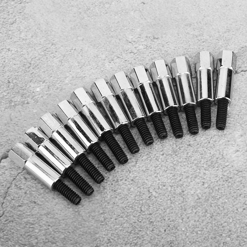 12pcs Chrome Valve Cover Bolt Set Fit for FORD 289 302 351W - Image 1