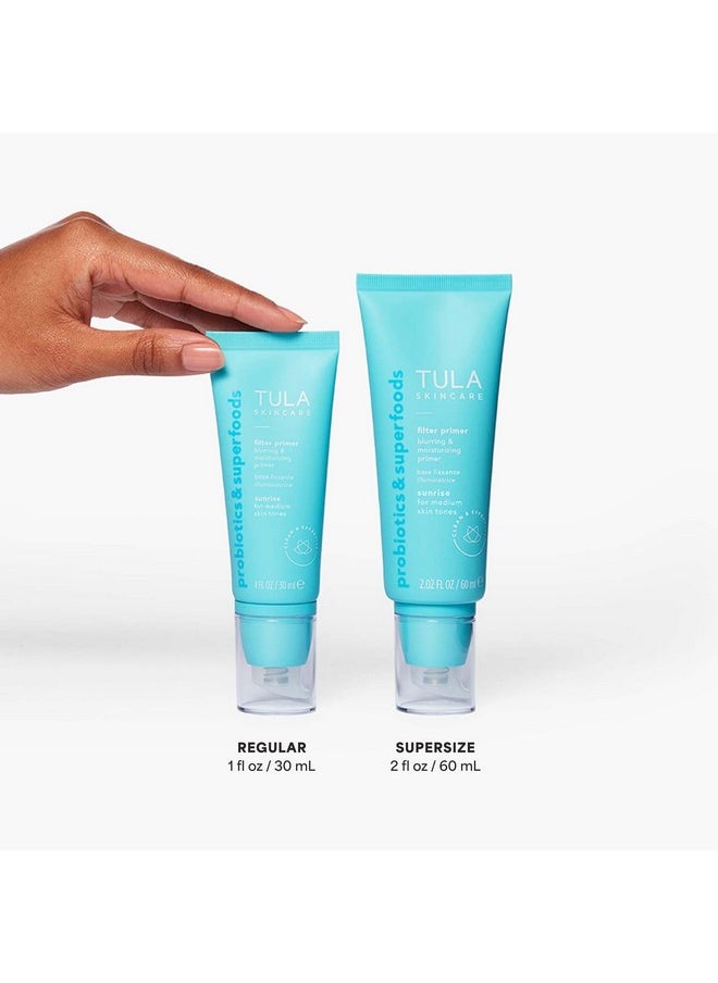 TULA TULA Skin Care Face Filter Blurring and Moisturizing Primer - Sunrise, Evens the Appearance of Skin Tone & Redness, Hydrates & Improves Makeup Wear, 1fl oz  - Image 3