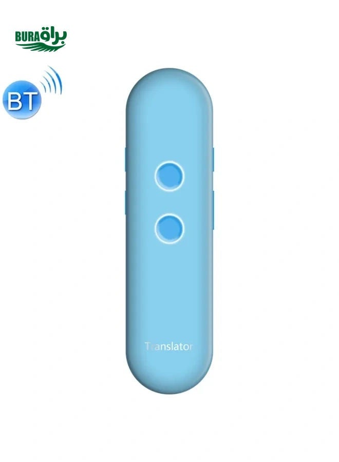 T4 Portable AI Smart Voice Translator Business Travel Real Time Translation Machine Support 42 Languages (Blue) - Image 1