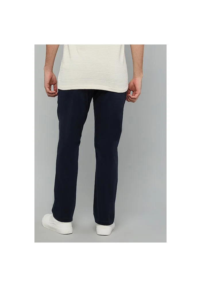 R&b  Solid Slim Fit Pants with Button Closure for Men | Best Price UAE
