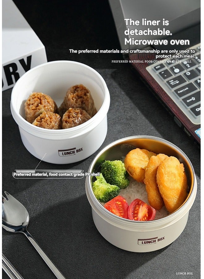 Beauenty Stainless Steel Lunch Box Set 3 Pcs With Thermal Insulated Bag - Image 5