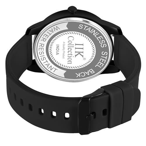 IIK COLLECTION Watches for Men Round Numerical Dial|Long Battery Life/Adjustable Fixable Silicon Strap|Watches for Boys - Image 5