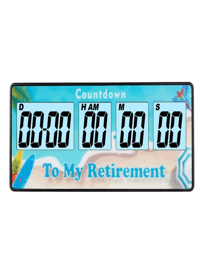 Jayron Reusable and Magnet Countdown Timer 9999 Days Digital Alarm Loud Clock Bedside Reminder, Kitchen Countdown Timer for Event Reminder Baby Retirement Cooking Pregnancy Wedding Christmas (Blue) - Image 1