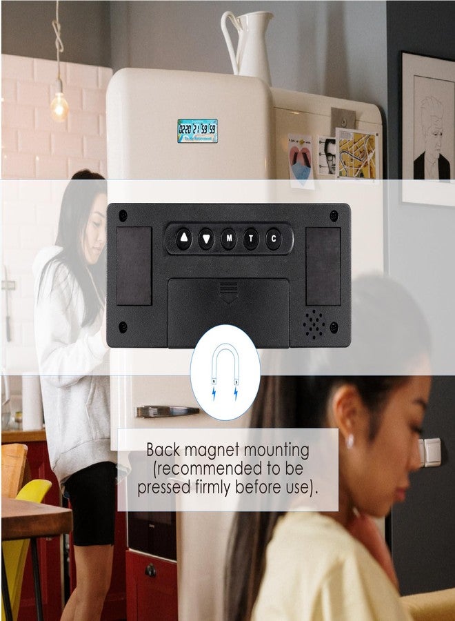 Jayron Reusable and Magnet Countdown Timer 9999 Days Digital Alarm Loud Clock Bedside Reminder, Kitchen Countdown Timer for Event Reminder Baby Retirement Cooking Pregnancy Wedding Christmas (Blue) - Image 5