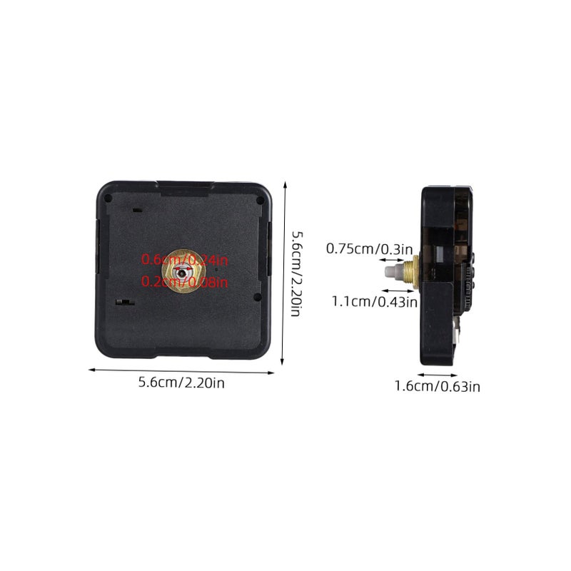High Torque Quartz Clock Movement Mechanism Long Shaft 30mm DIY Wall Clock Repair Parts - Image 3
