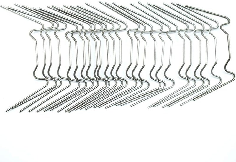 NOVSIX Mini Greenhouse Clips for Hanging - 100Pcs Stainless Steel Clips Green House Accessory Wire Clamp Clip pack for Harbor Freight Replacement Greenhouse Cover - Image 1