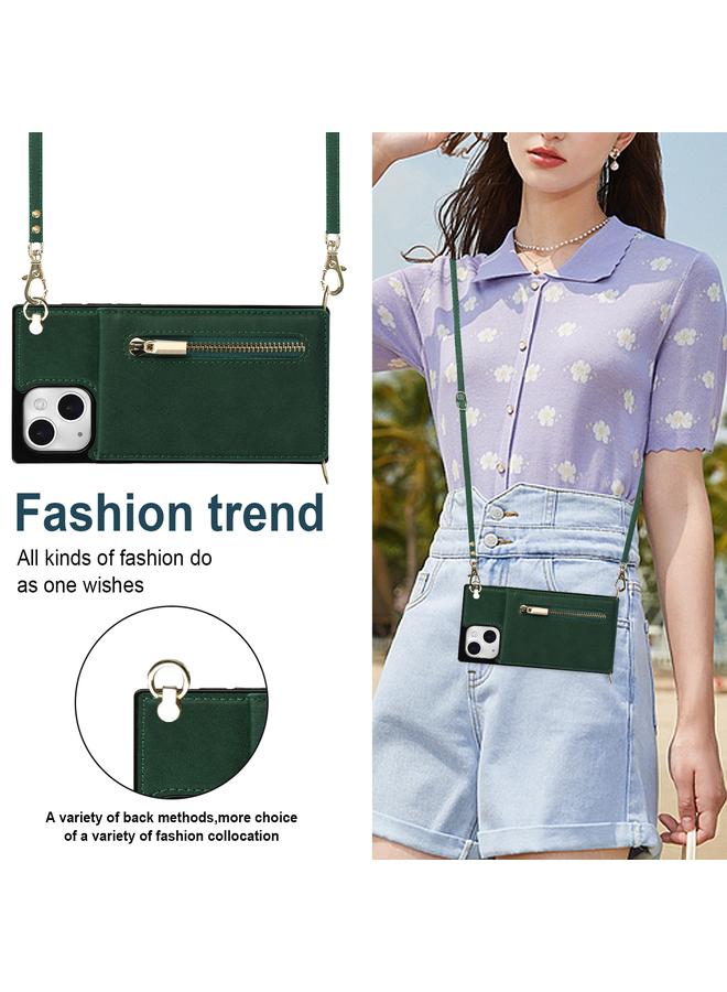 Zaboon Case For iPhone 13 Cross-body Zipper Square Phone Case with Holder - Image 4