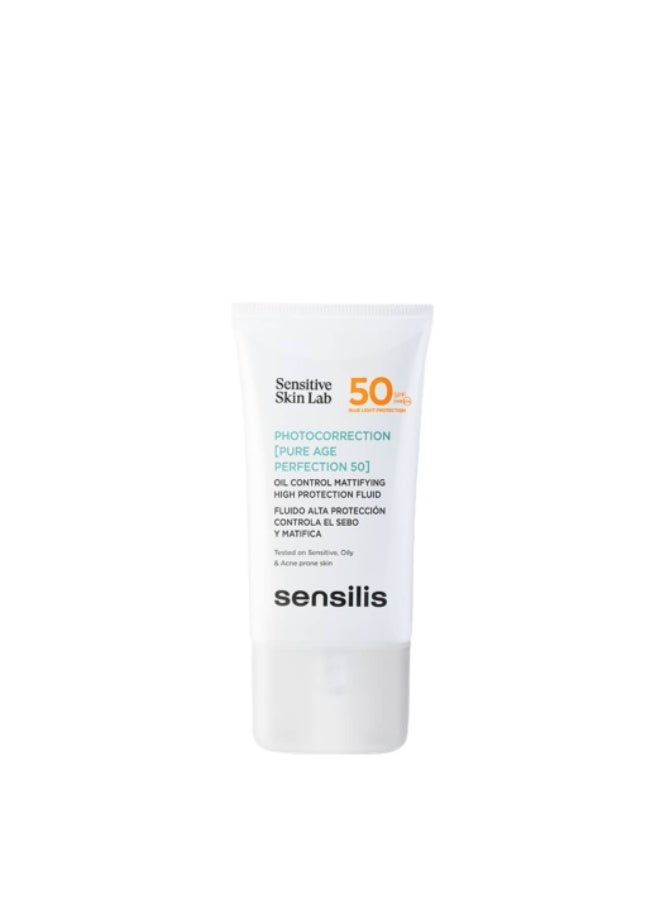Sensilis Photocorrection Pure Age Perfection SPF50 40ml - Image 1