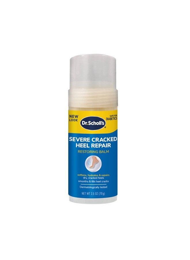 Dr. Scholl's Severe Cracked Heel Repair Restoring Balm 2.5Oz With 25% Urea For Dry Cracked Feet Heals And Moisturizes For Healthy Feet  - Image 2