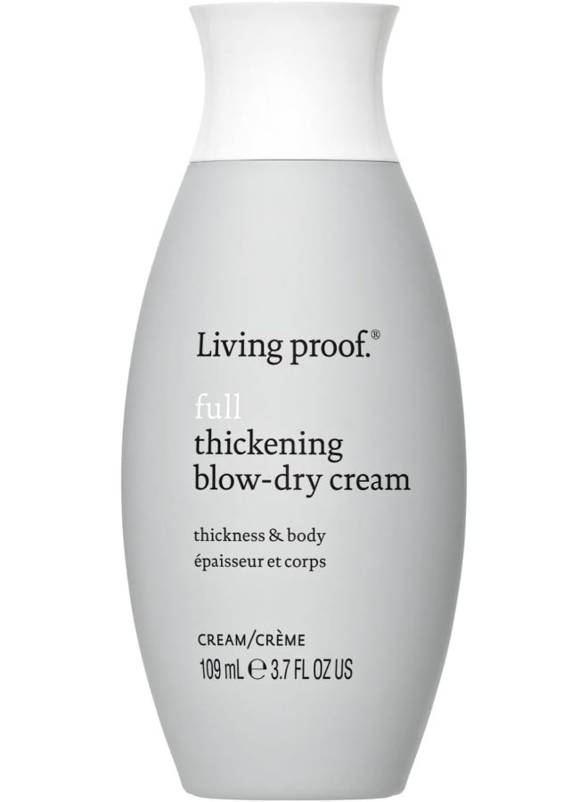 Living Proof Volumizing Blow-Dry Cream for Fine Hair - Heat-Activated Formula Adds Fullness & Body, Creates a Thicker-Looking Blowout (109 ml) - Image 1
