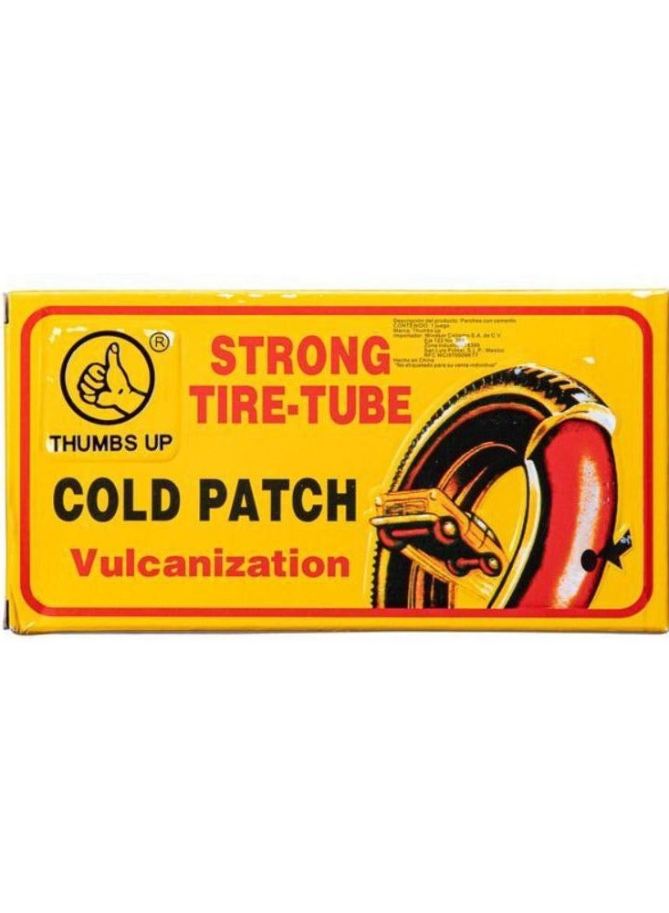Car and Bike Inner Tube Repair Patches - 48-Piece Cold Patch Kit for Quick and Effective Tire Fixes