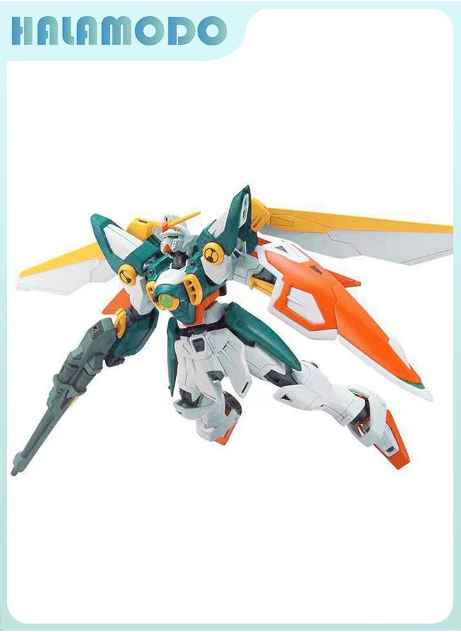 Gundam Xingdong HG Wing Gundam EW Color - Modified YF - 03 Action Figure Assembly Model with Stand, a Super Cool Desktop Decoration, an Assembly Model Toy Loved by Both Boys and Girls