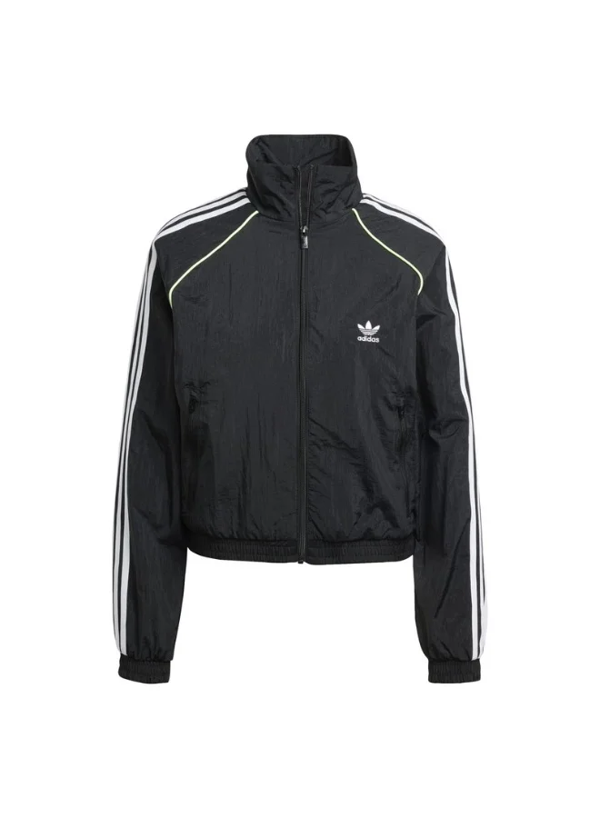 اديداس اوريجينالز adidas FR TRACK TOP Black Originals Women TRACK TOPS
