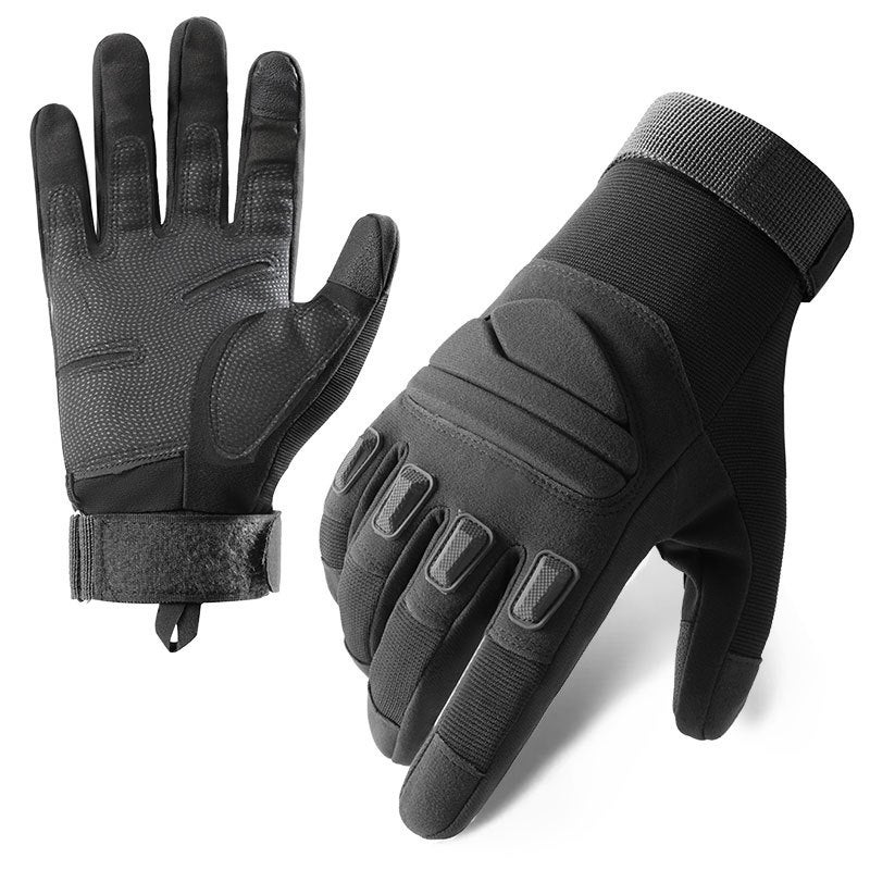 Tactical Gloves Men Z906 All Finger Amazon Outdoor Finger Black Hawk Protective Sports Training Military Fans Riding Gloves Men Z187 Black 
