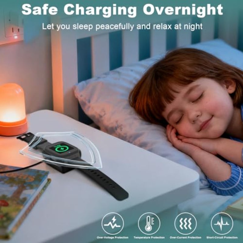 Charger for Cosmo Jr Track 5 Not for JrTrack 4 3 2 1 SE,Replacement USB Charging Dock Cable Cord, Portable Magnetic Stand Accessories Compatible with Jrtrack 5 Smart Watch - Image 3