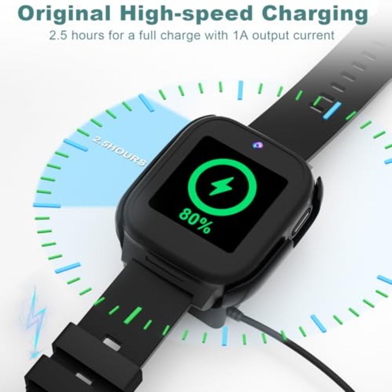 Charger for Cosmo Jr Track 5 Not for JrTrack 4 3 2 1 SE,Replacement USB Charging Dock Cable Cord, Portable Magnetic Stand Accessories Compatible with Jrtrack 5 Smart Watch - Image 5