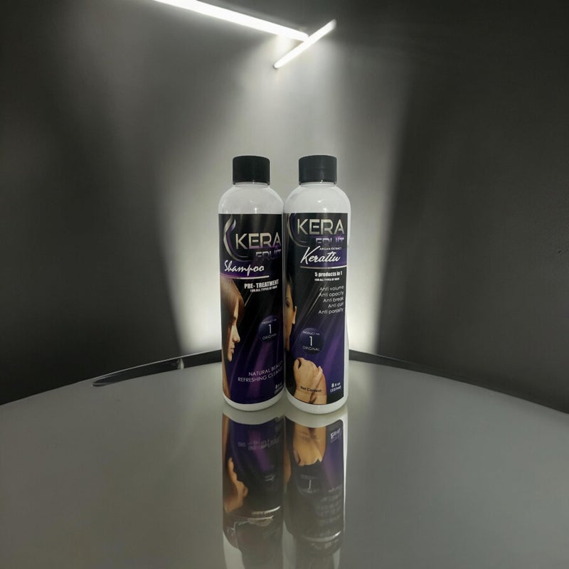 KERA FRUIT Cirugia Capilar 8 OZ Tratamiento Capilar Anti Volumen Anti Frizz - Image 3