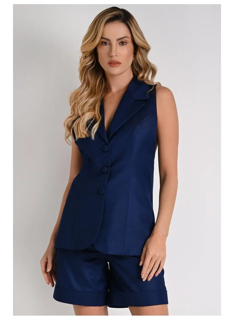 Blue Luxury Vest