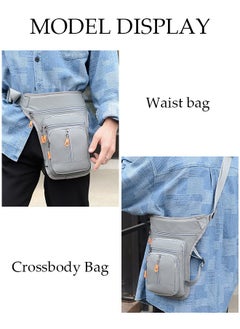 DUNISO Multifunction Drop Leg Bag For Men and Women Panel Utility Waist Bag Shoulder Bag Crossbody Bag For Cycling Hiking Travelling Pouch Pack Waistpack For Outdoor Sports  - Image 4