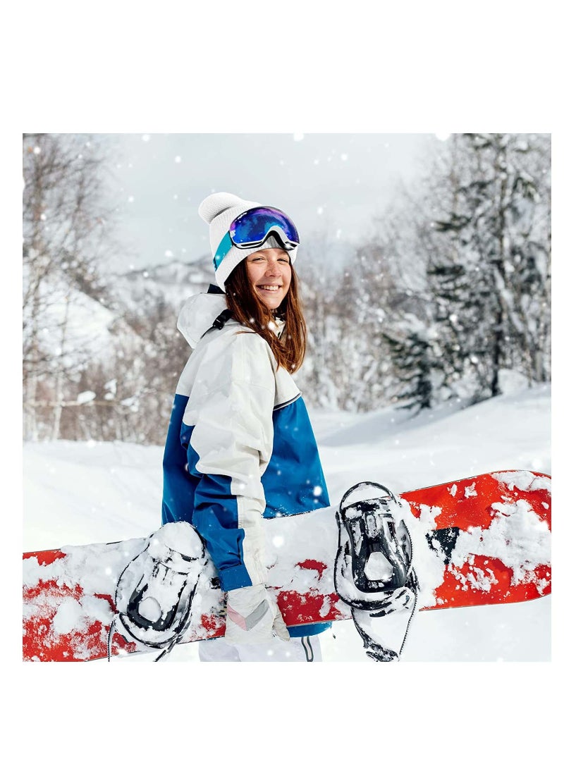 SYOSI 3 Hole Full Face Cover Winter Outdoor Sport Knitted Face Cover Ski Adult Balaclava Headwrap Full Face Mask Motorcycle Cycling Snowboard Gear for Outdoor Sports for Men Women - Image 2