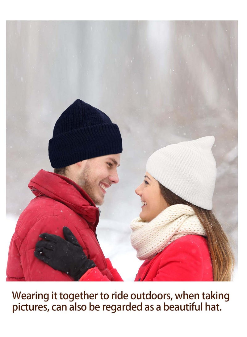 SYOSI 3 Hole Full Face Cover Winter Outdoor Sport Knitted Face Cover Ski Adult Balaclava Headwrap Full Face Mask Motorcycle Cycling Snowboard Gear for Outdoor Sports for Men Women - Image 3