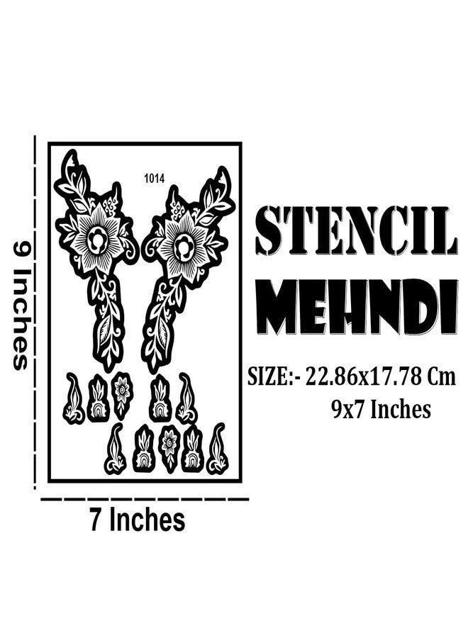 ORDERSHOCK Intricate Finger Mehndi Stencil Sticker for Stylish Patterns - Image 3
