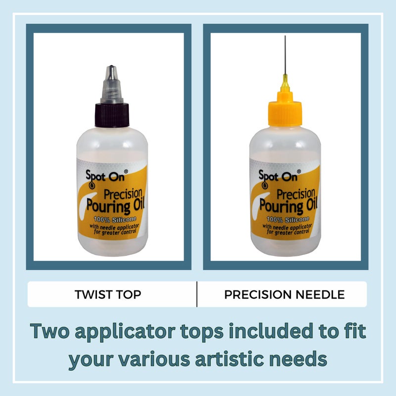 Spot-On زيت صب السيليكون سبوت أون مع إبرة تطبيق دقيقة لطلاء الأكريليك - Image 3